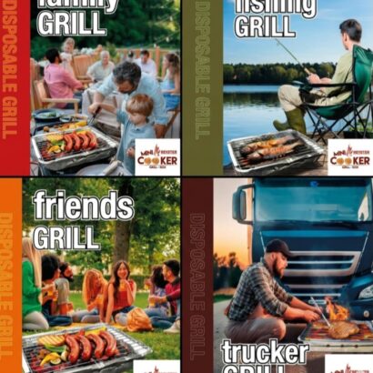 GRILL jednorazowy PREMIUM "Mini Cooker" 19,60 zł brutto szt - (5 szt w kartonie)